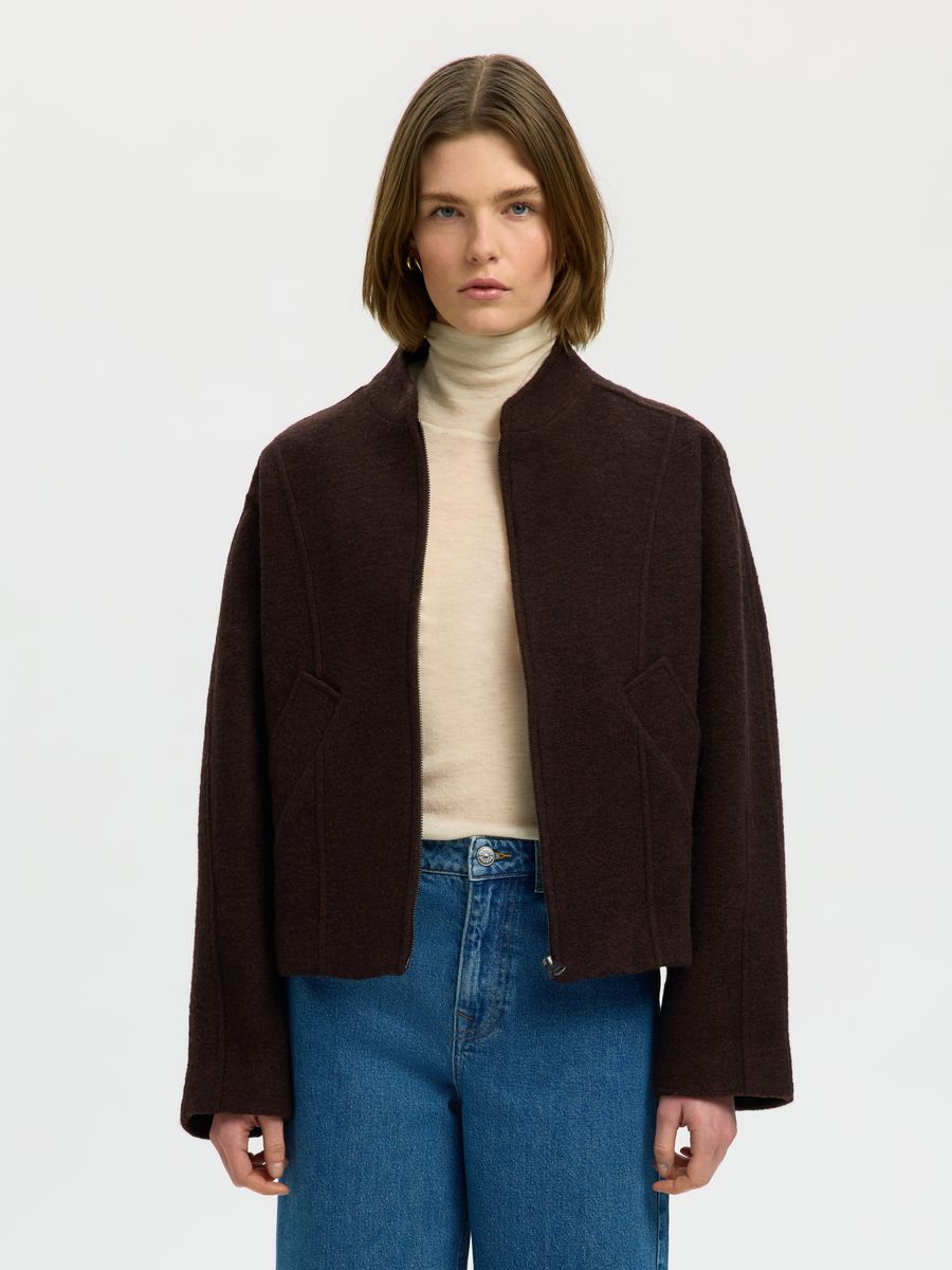 SLWJACQUELINE WOOL BLEND JACKET NOOS