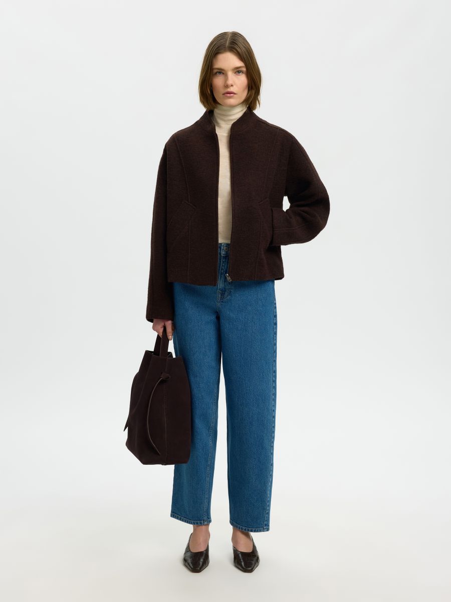 SLWJACQUELINE WOOL BLEND JACKET NOOS