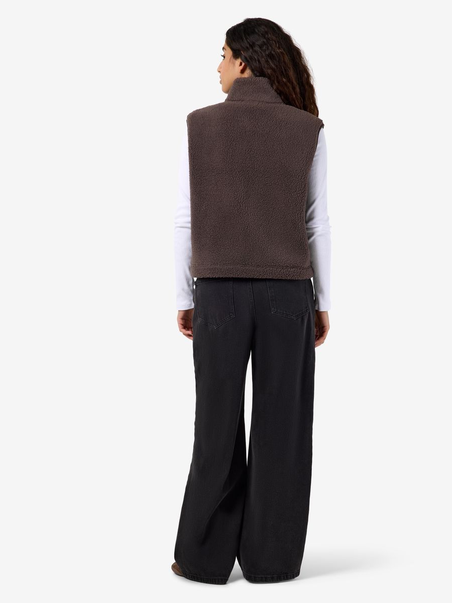 NMMASEY SHORT TEDDY VEST NOOS