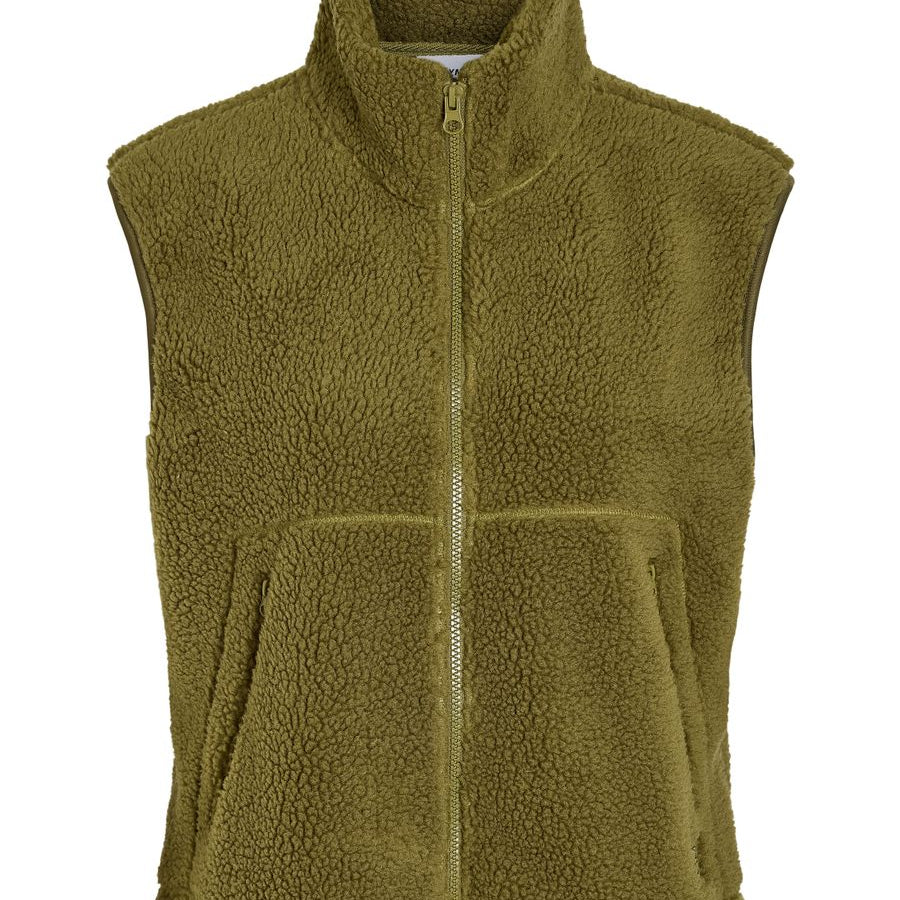 NMMASEY SHORT TEDDY VEST NOOS