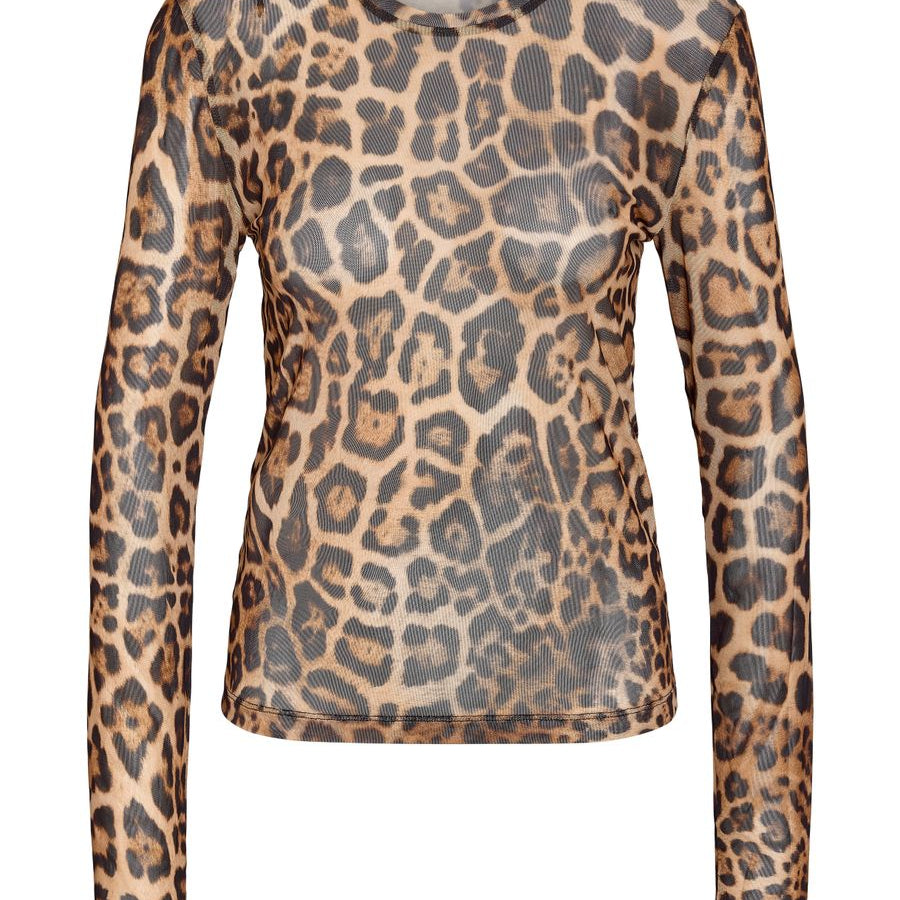 NMJUDITH L/S MESH TOP BG NOOS