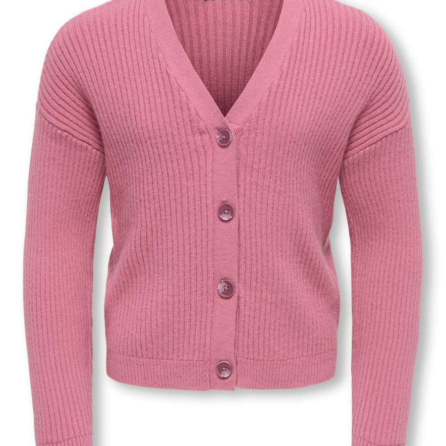 KOGMANDY LS SHORT BOXY CARDIGAN KNT NOOS