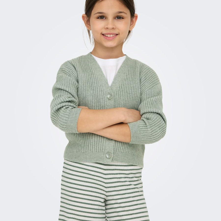 KOGMANDY LS SHORT BOXY CARDIGAN KNT NOOS