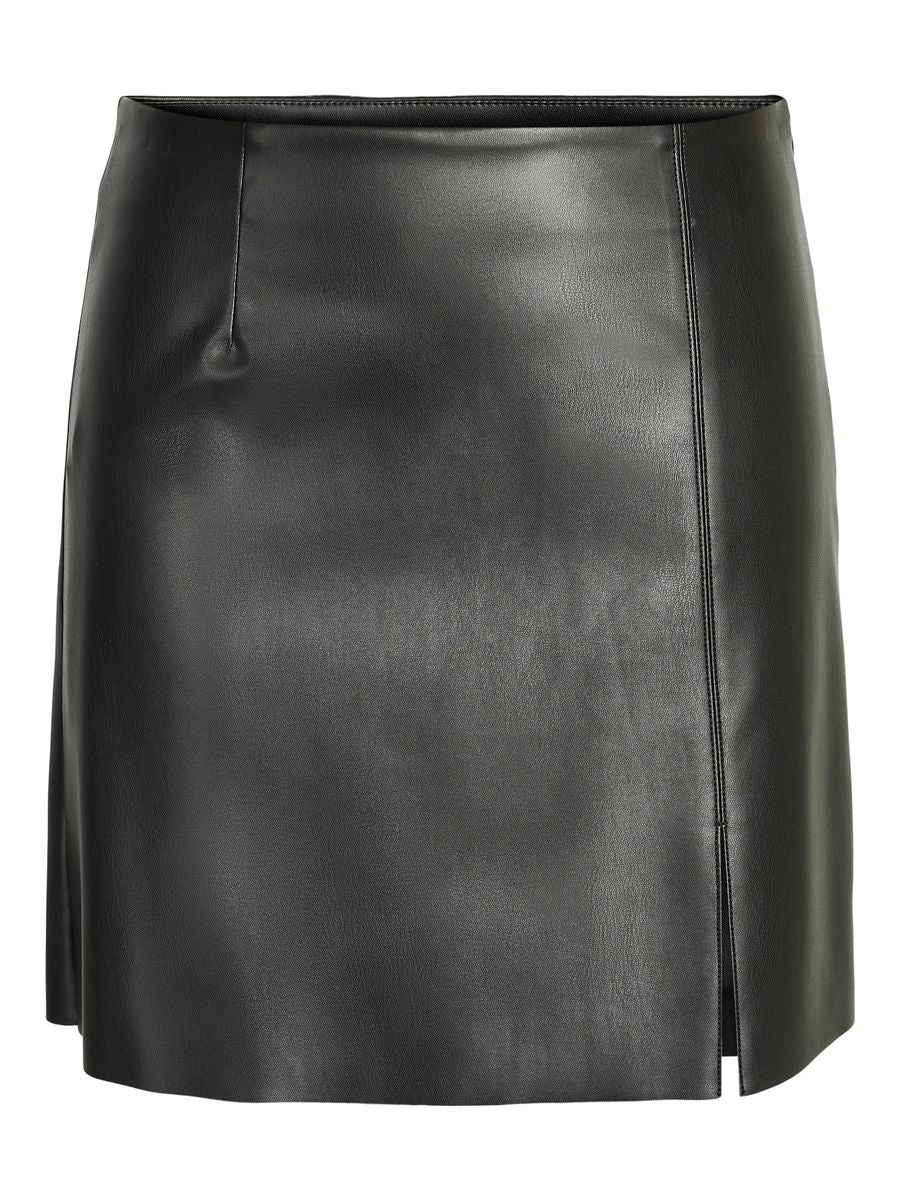 NMCLARA PENNY COATED HW SLIT SKIRT NOOS