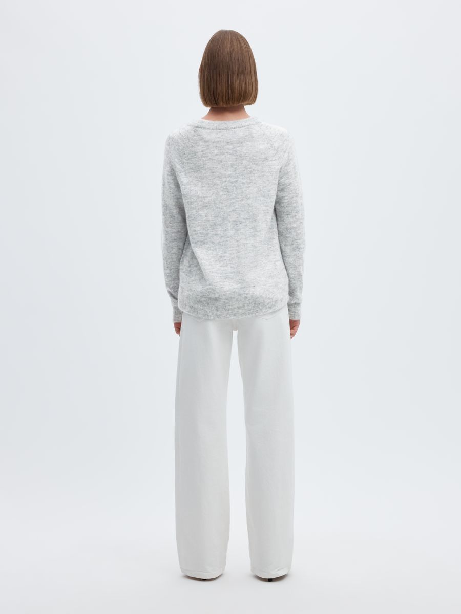 SLFLULU LS KNIT O-NECK NOOS