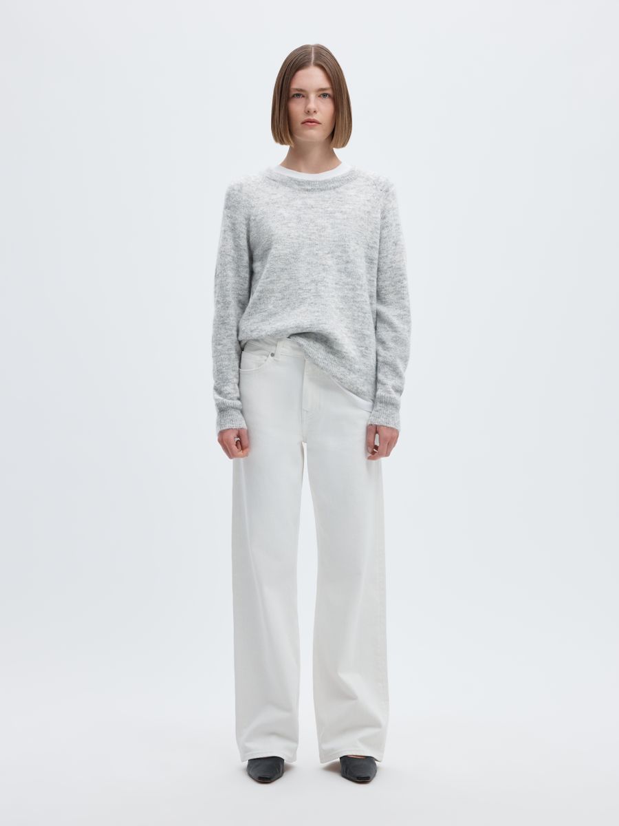 SLFLULU LS KNIT O-NECK NOOS