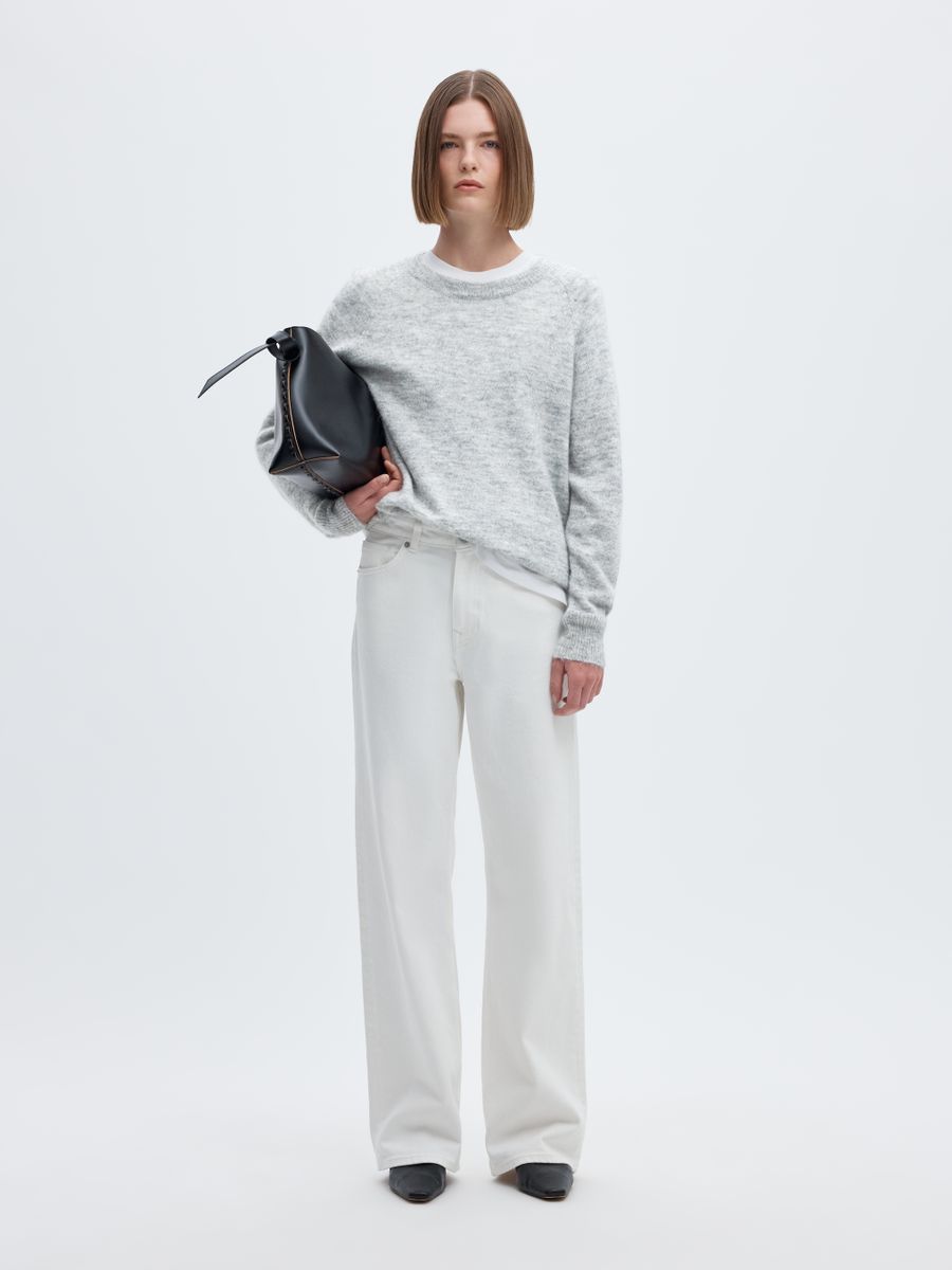 SLFLULU LS KNIT O-NECK NOOS