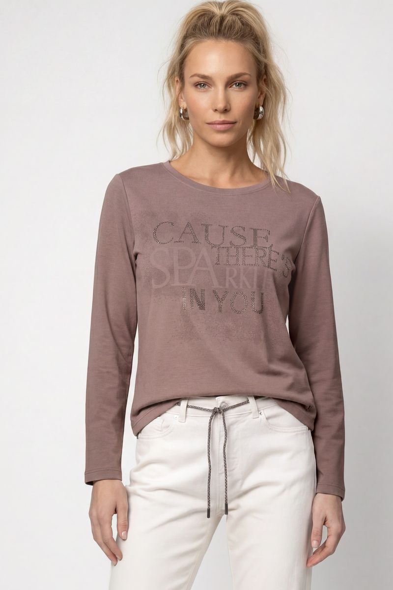 Sweatshirt mit Schmuckdetails
