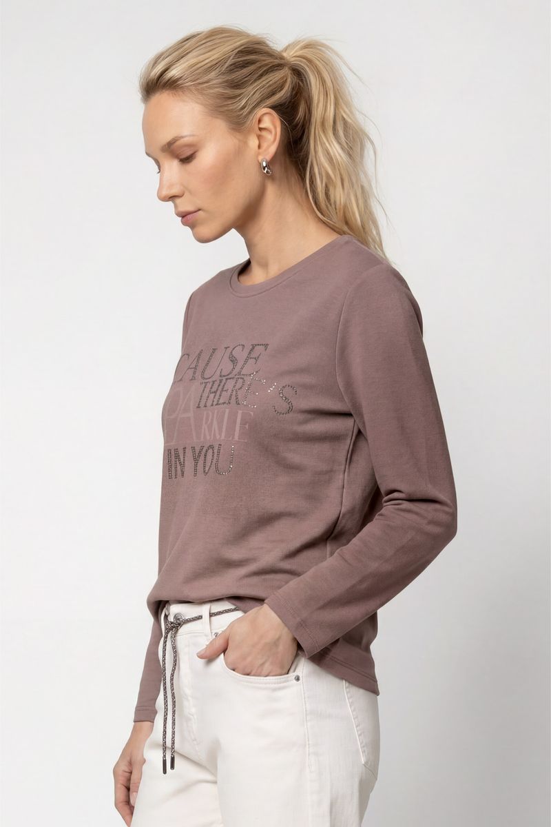 Sweatshirt mit Schmuckdetails