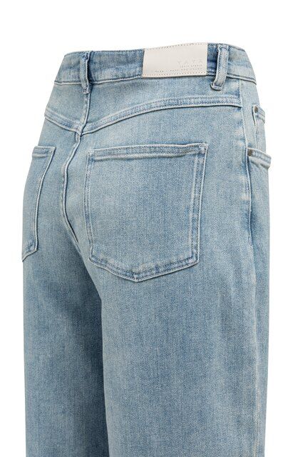 Washed Jeans aus Baumwolle