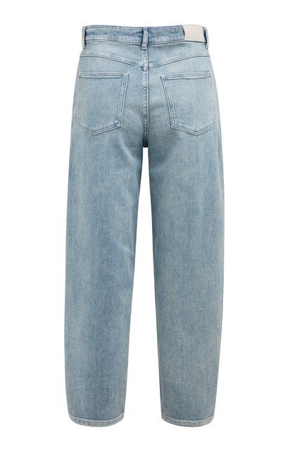 Washed Jeans aus Baumwolle