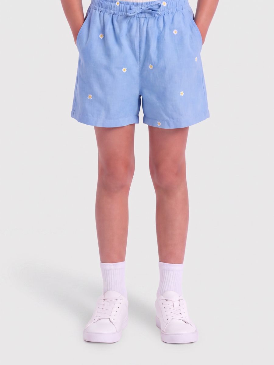 KOGMALOU EMB SHORTS WVN
