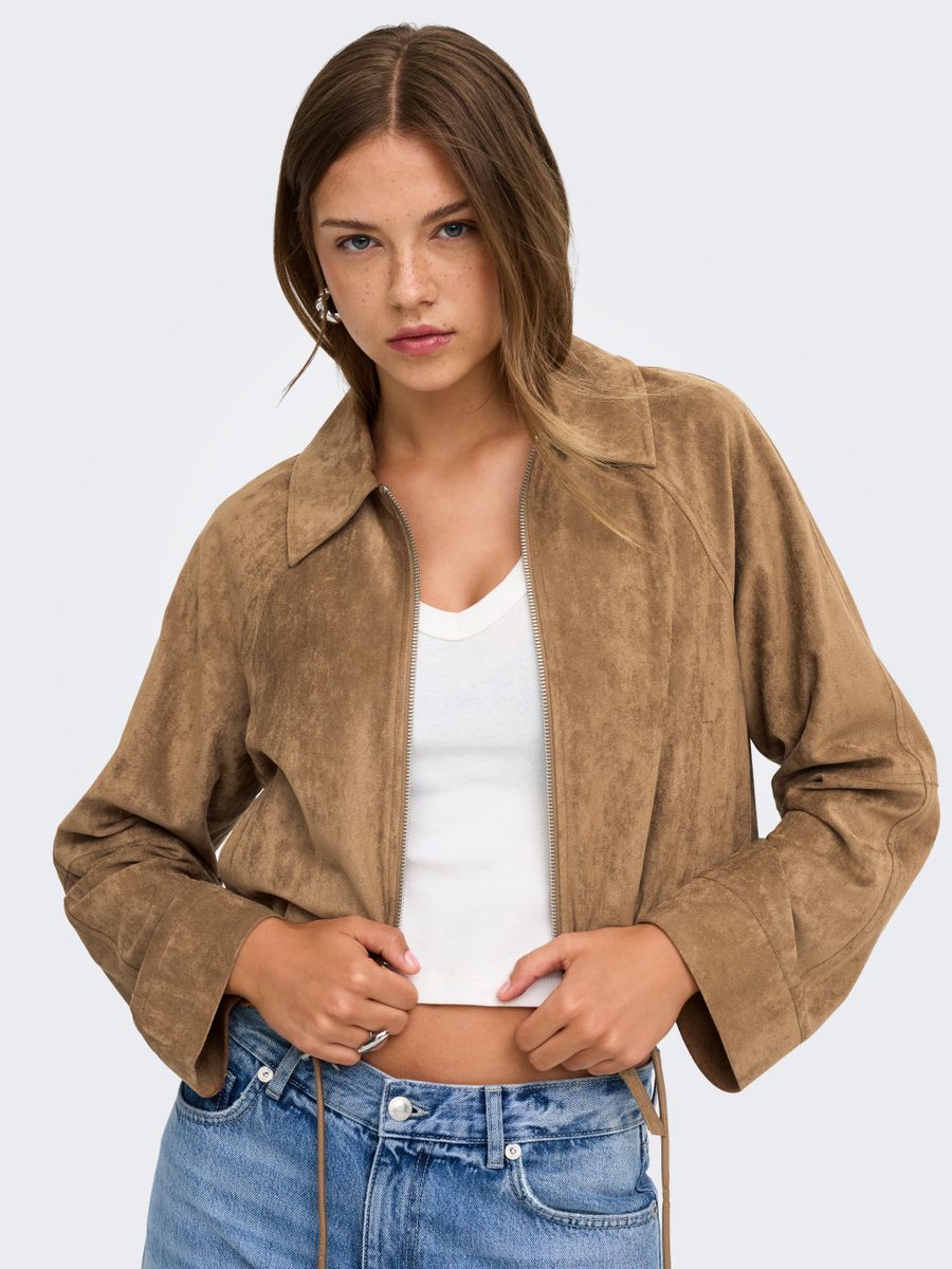 ONLLIXA L/S FAUX SUEDE JACKET CC PNT