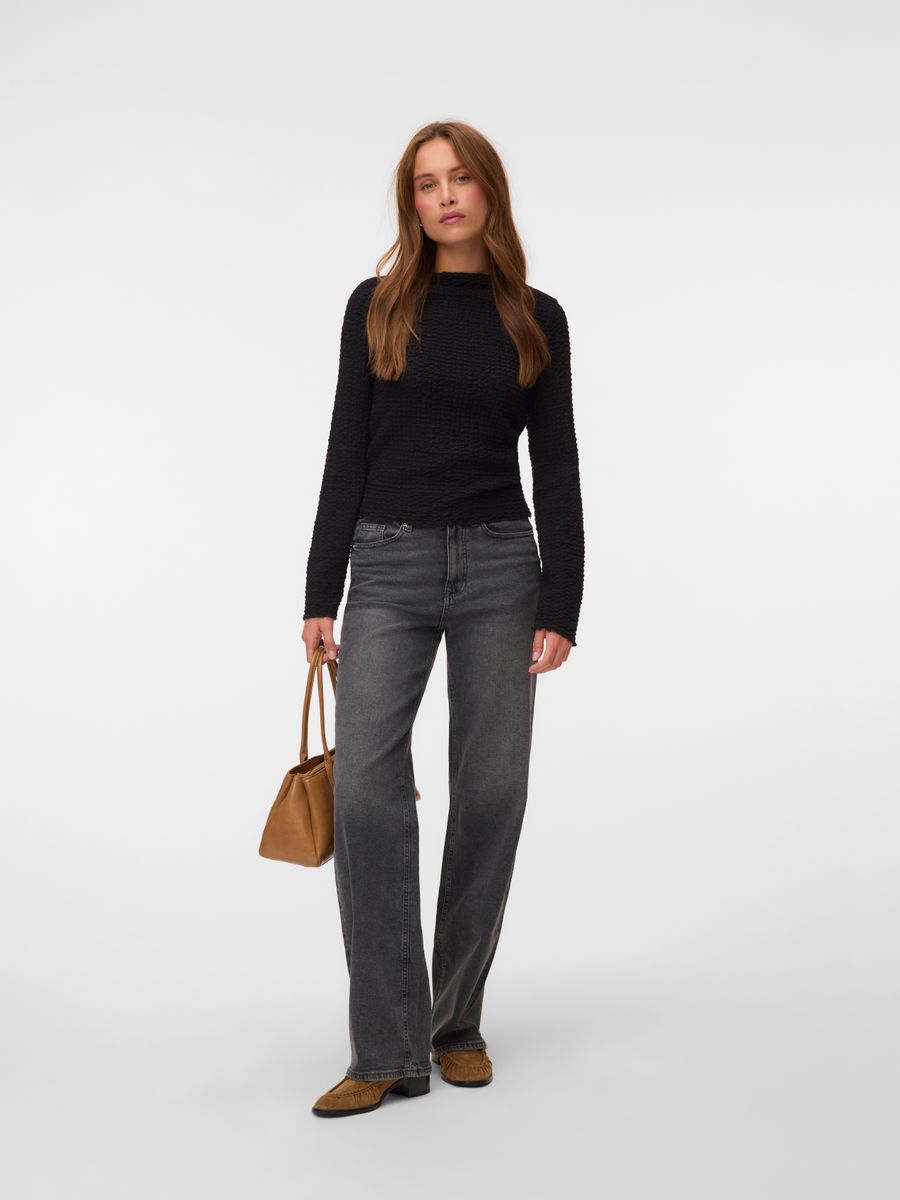 VMZIA LS FUNNEL NECK TOP JRS NOOS