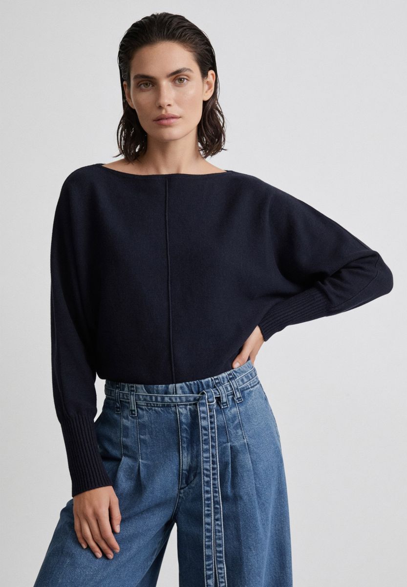 Pullover mit Fledermausärmel
