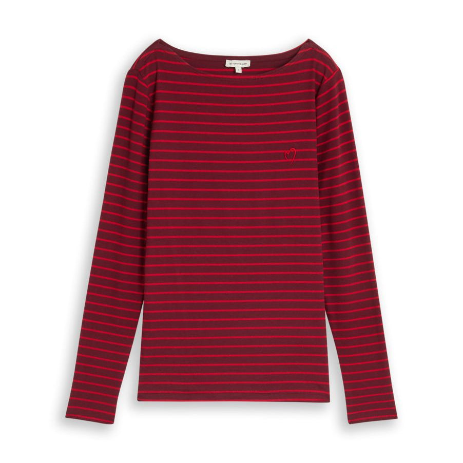Langarmshirt mit Streifenmuster