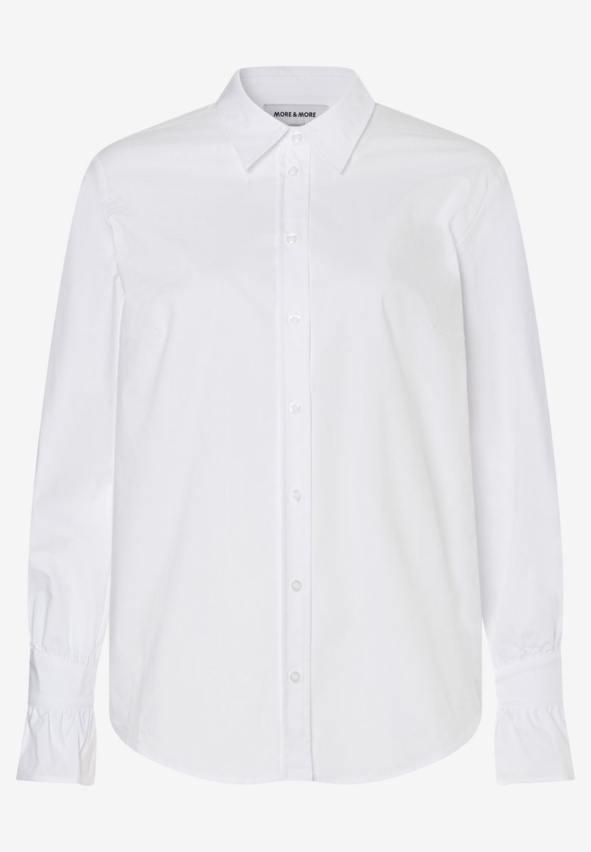 Bluse mit Volant am Ärmel