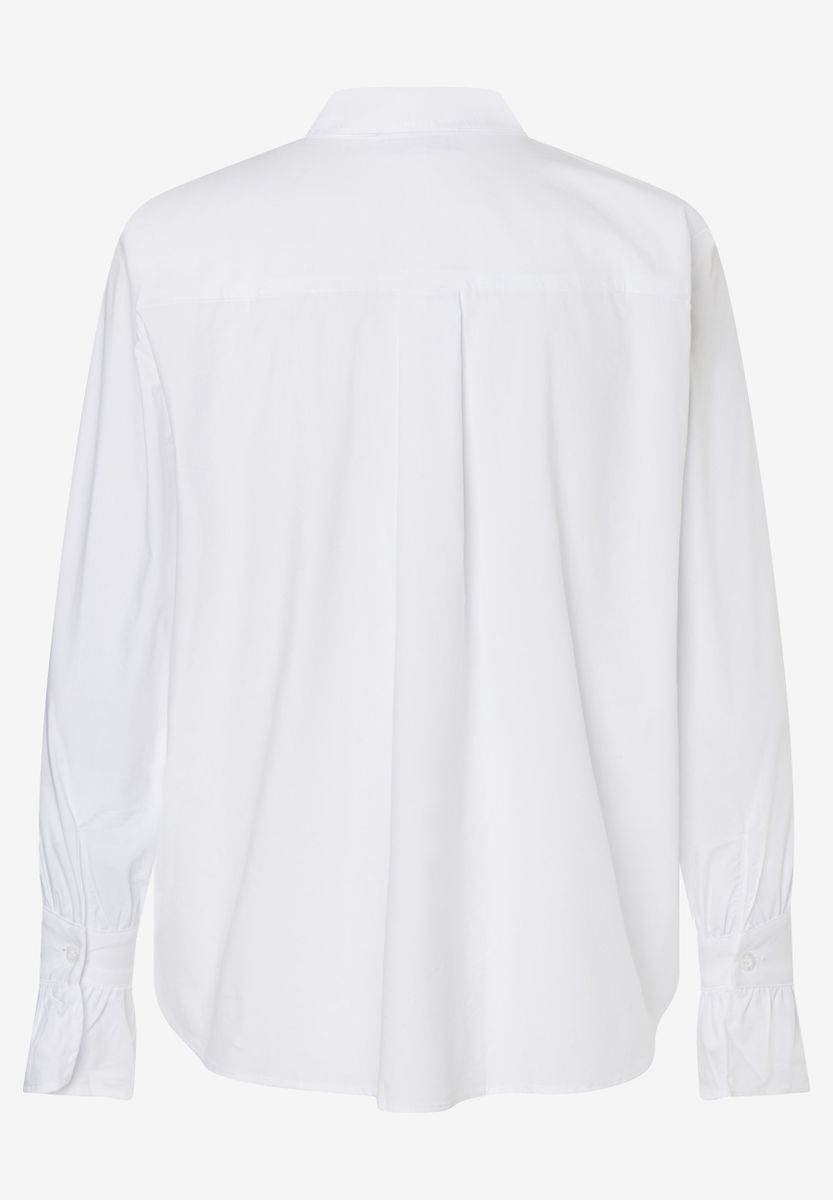 Bluse mit Volant am Ärmel