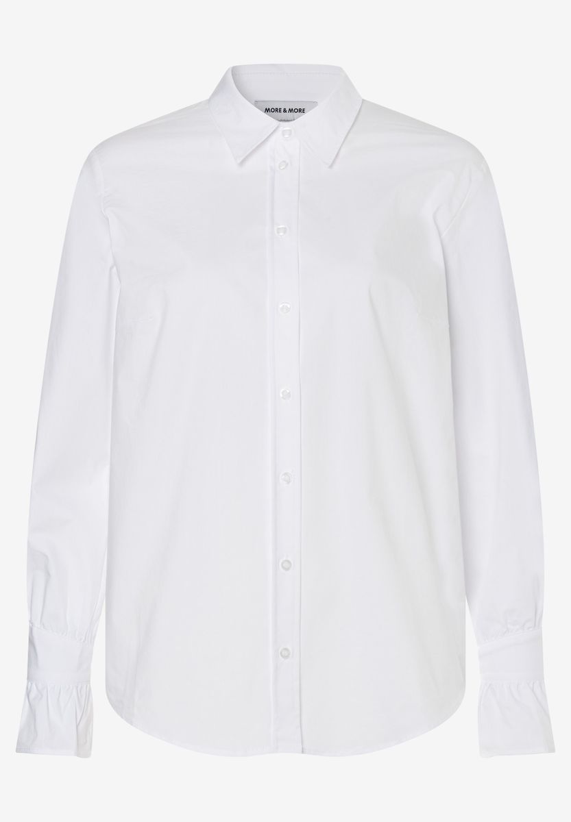 Bluse mit Volant am Ärmel