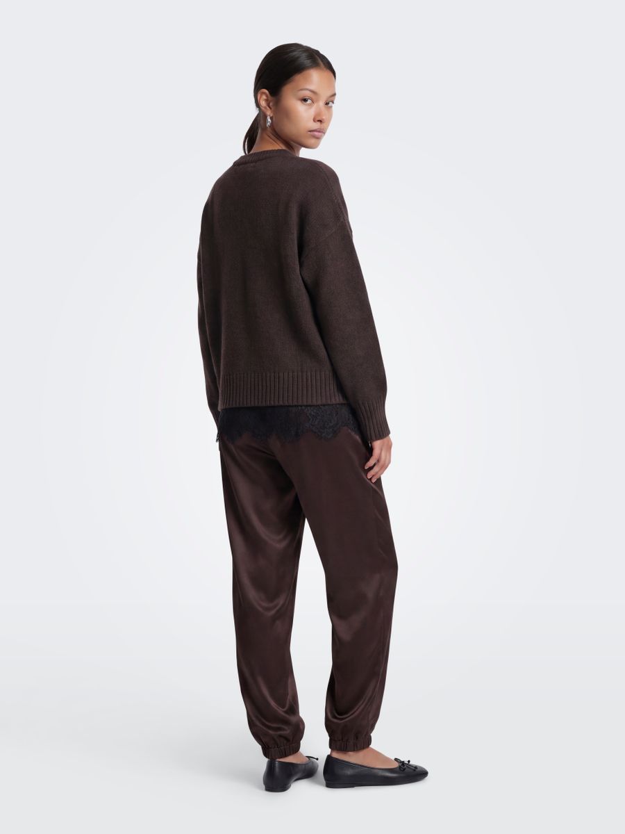 ONLEVIE LS LACE MIX O-NECK CS KNT