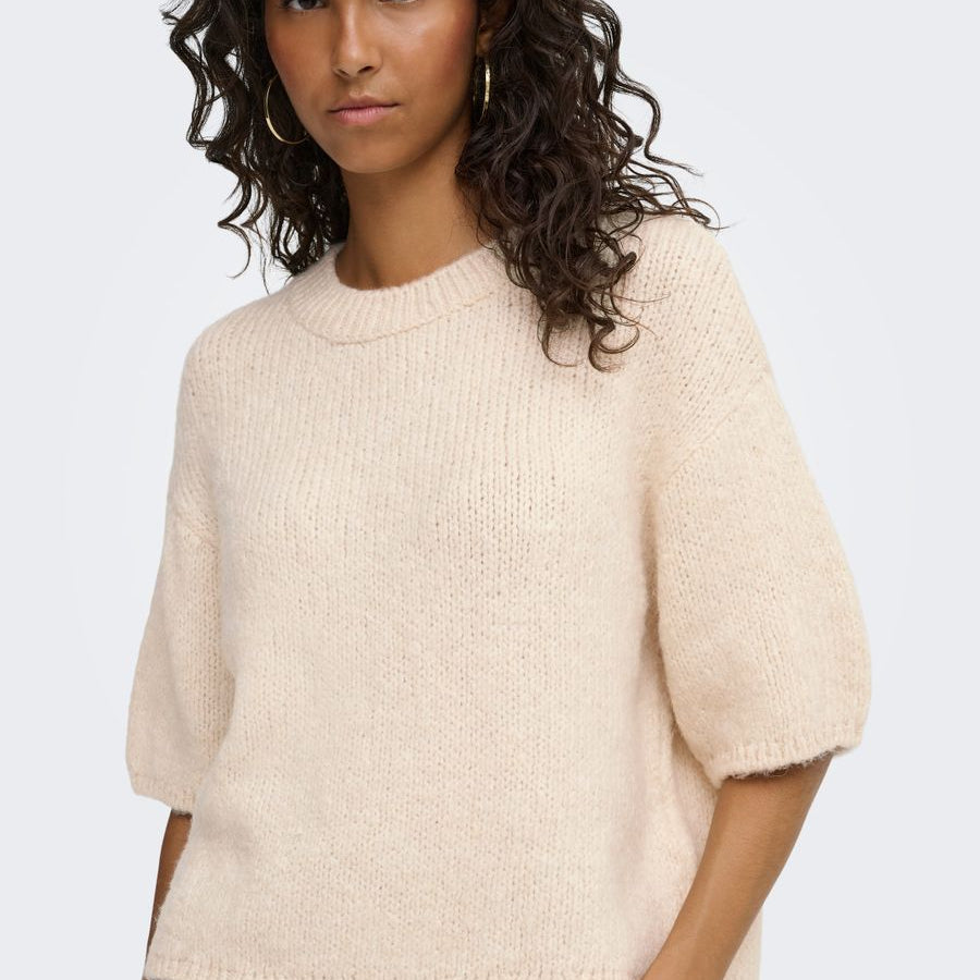 JDYDICTE S/S PULL O-NECK KNT NOOS