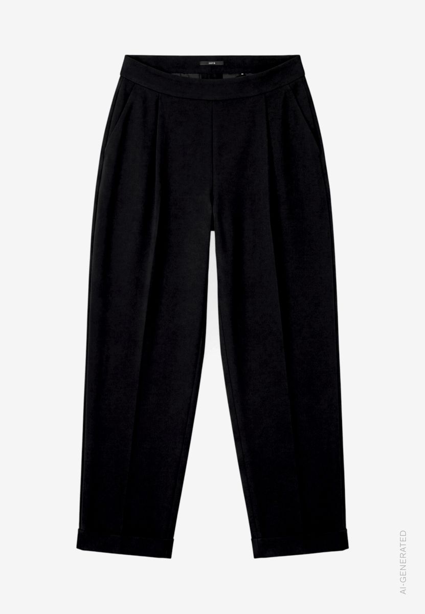 Damen Stoffhose mit Bundfalten