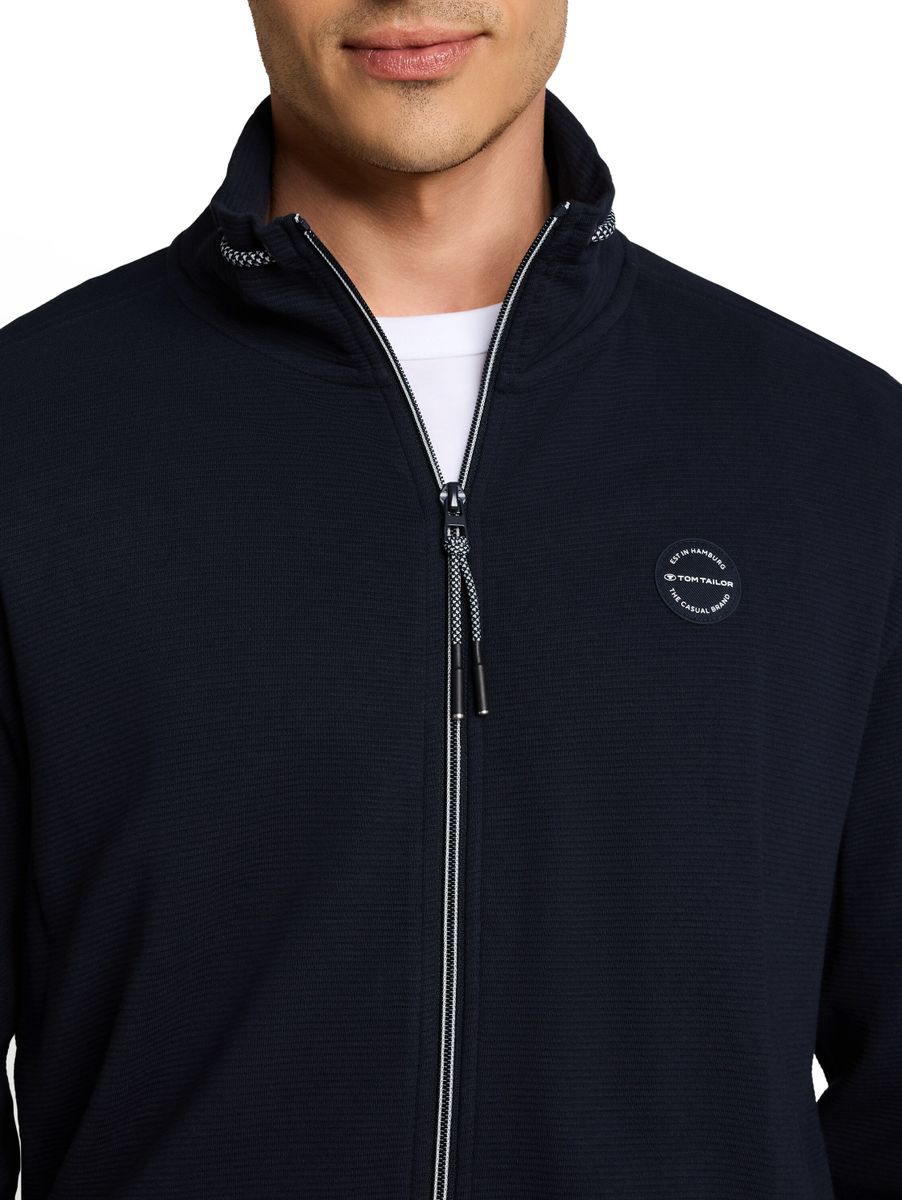 Sweatjacke aus Baumwolle