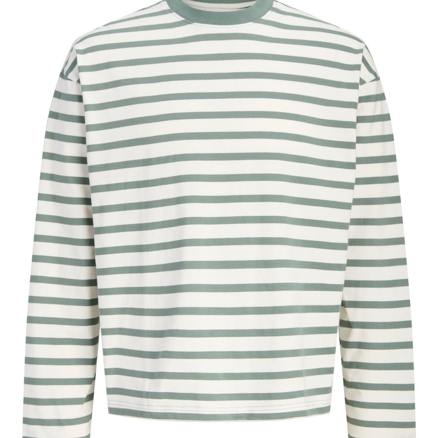 JORNORREBRO STRIPE TEE LS CREW NECK JNR