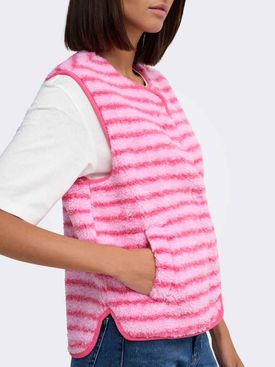 JDYSIMINA TEDDY PRINT WAISTCOAT OTW QIQ