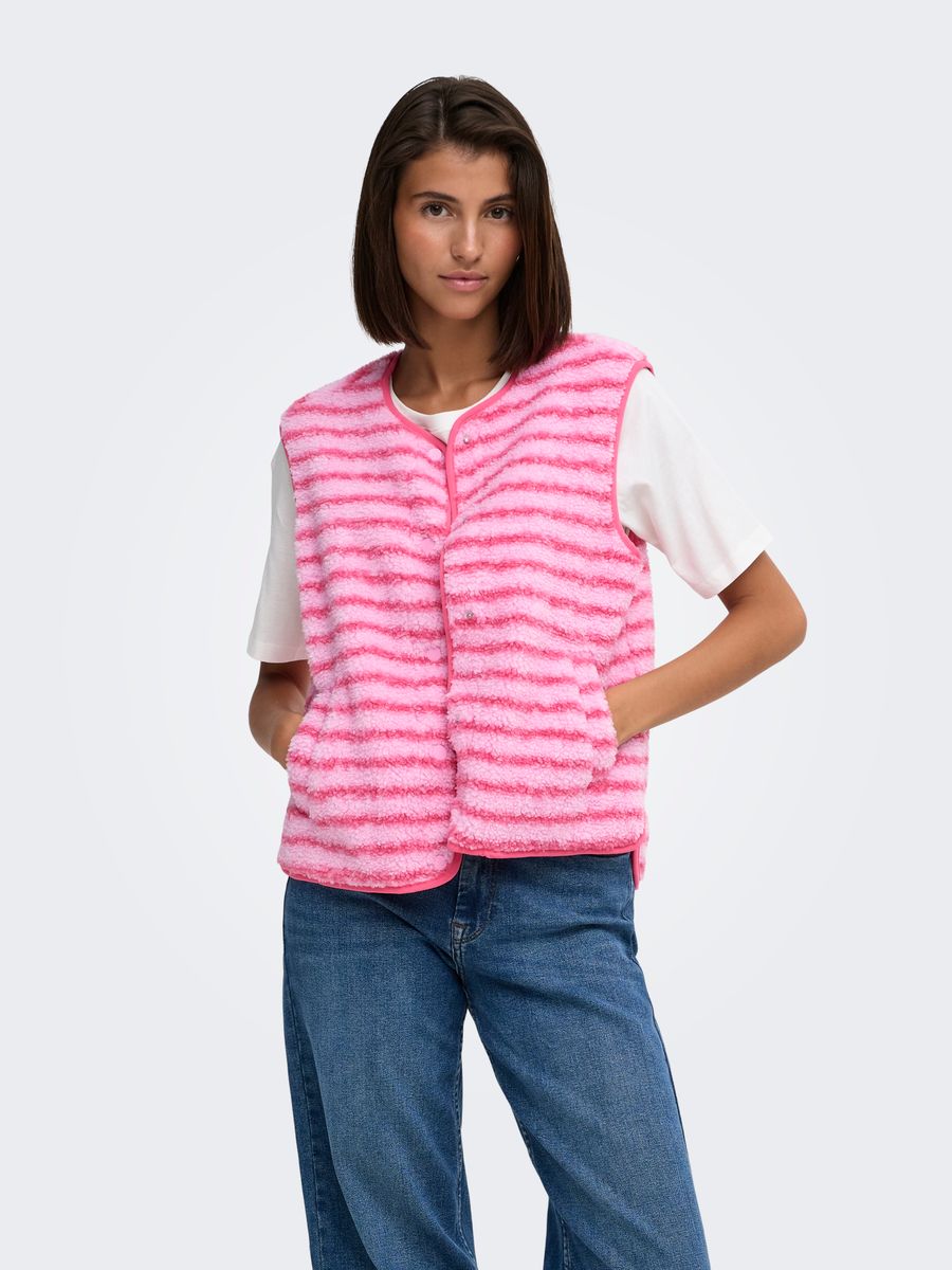 JDYSIMINA TEDDY PRINT WAISTCOAT OTW QIQ