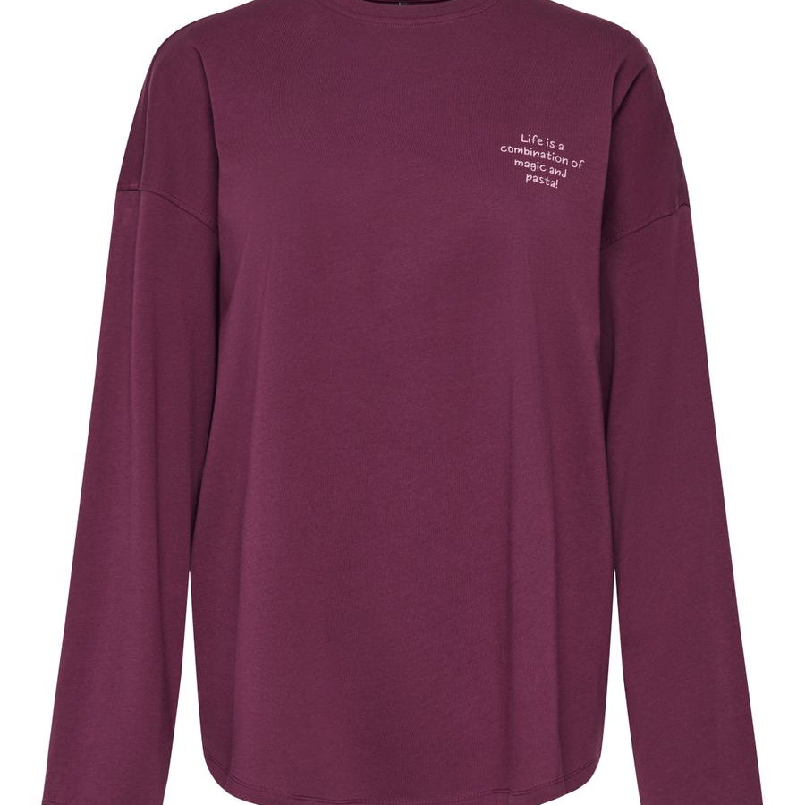 ONLCELESTINE L/S PRINT TOP BOX JRS
