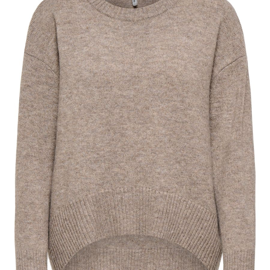 ONLALIVIA LS HIGH-LOW O-NECK NOOS KNT