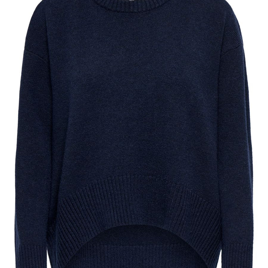 ONLALIVIA LS HIGH-LOW O-NECK NOOS KNT