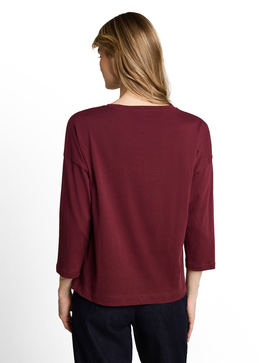 Loose Fit T-Shirt mit Blumen-Applikation