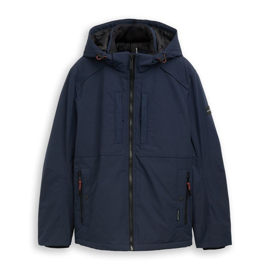 Funktionsjacke mit abnehmbarer Kapuze