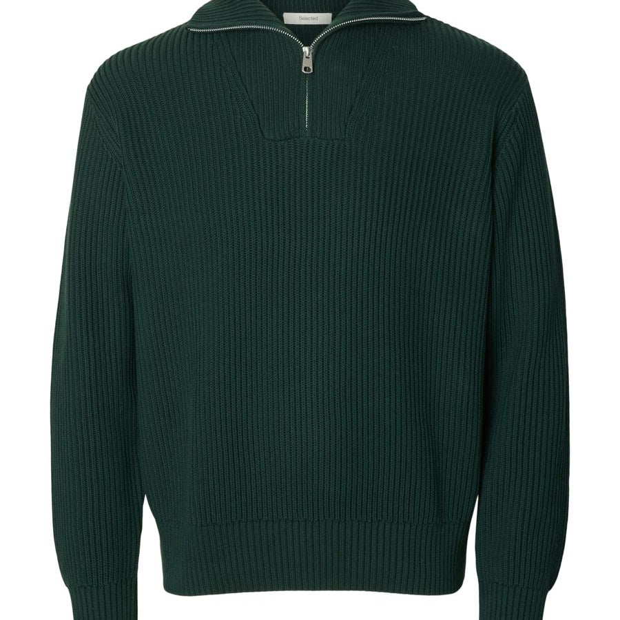 SLMDRY LS KNIT HALF ZIP NOOS