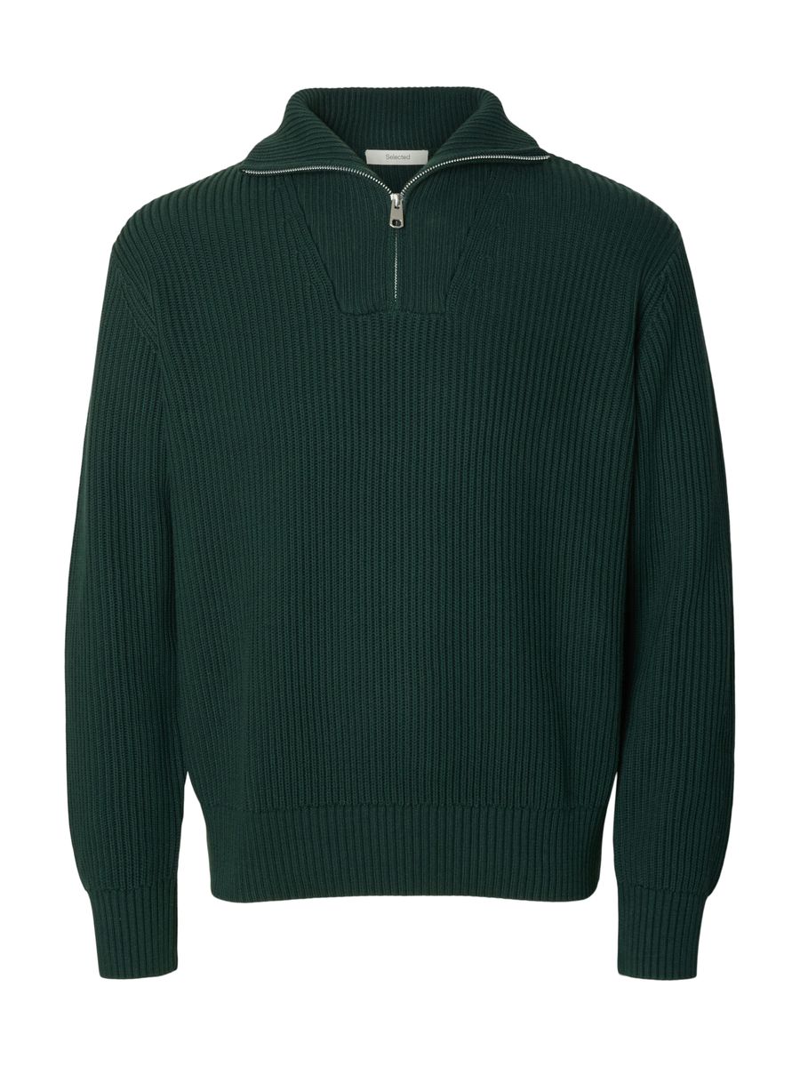 SLMDRY LS KNIT HALF ZIP NOOS