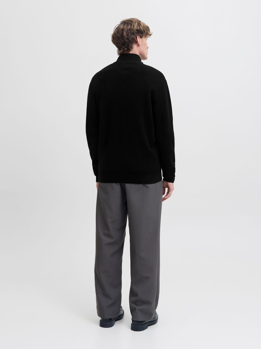JJMILANO STITCH HIGH NECK CARDIGAN
