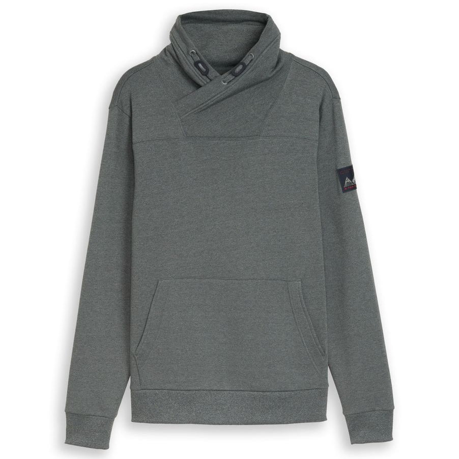 Snood Sweatshirt in Melange-Optik
