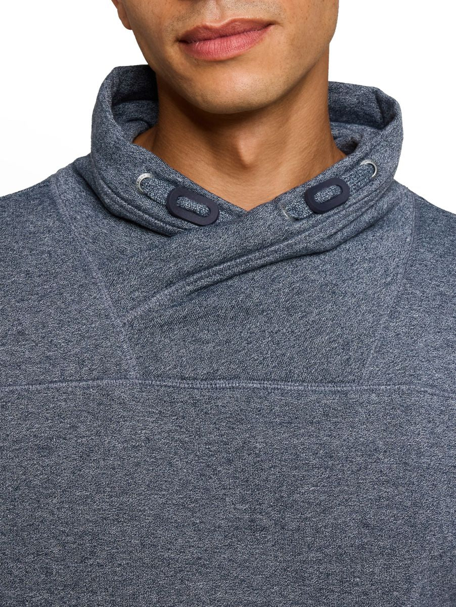Snood Sweatshirt in Melange-Optik