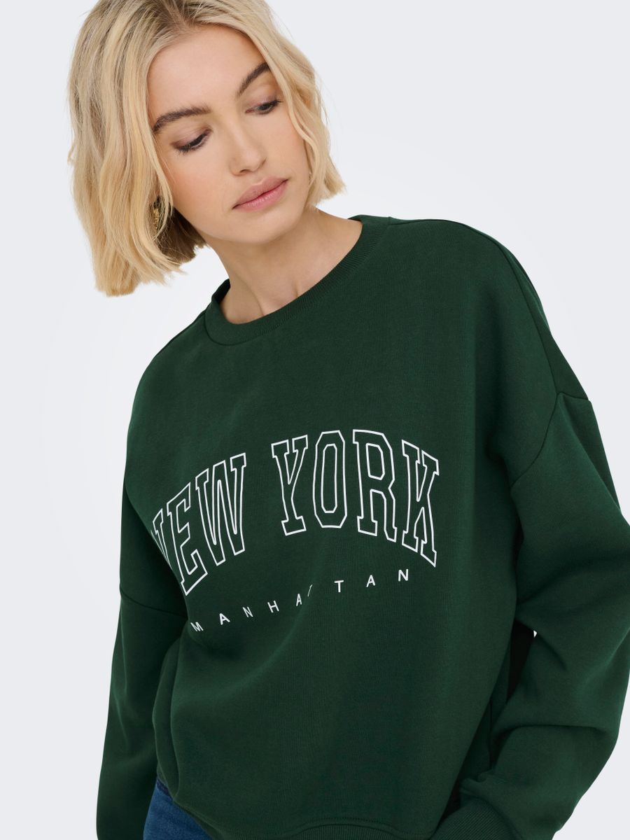 ONLSWEAT LIFE L/S CREW O.SIZE STATE NOOS