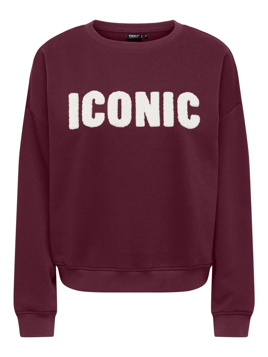 ONLSWEAT LIFE L/S CREW O.SIZE STATE NOOS