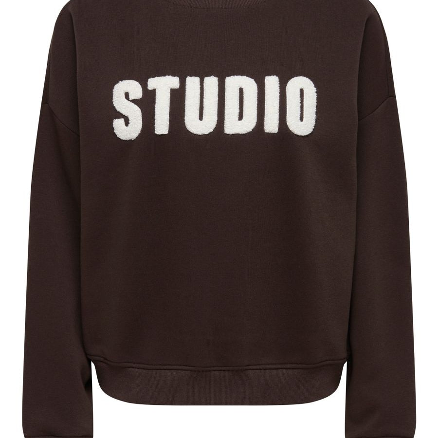 ONLSWEAT LIFE L/S CREW O.SIZE STATE NOOS