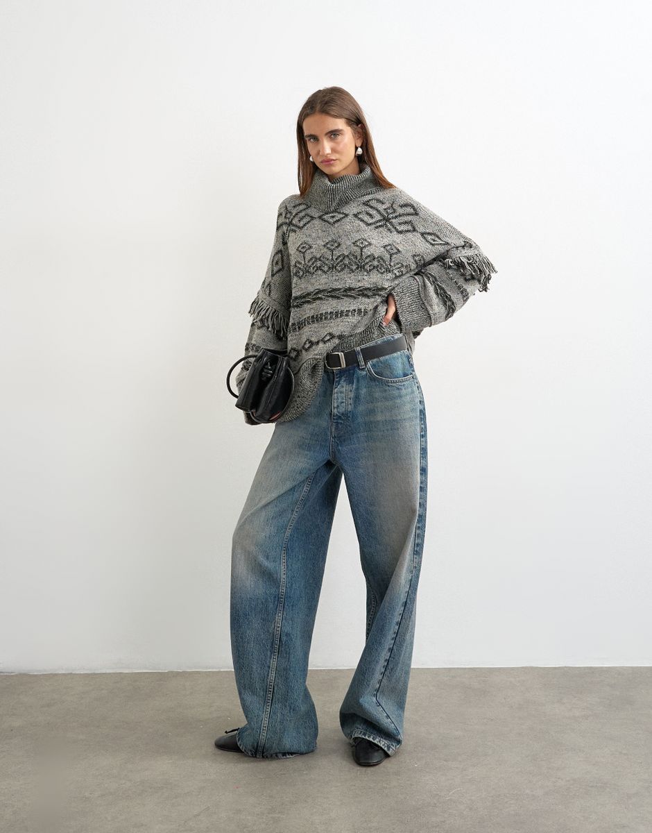 TSFENYA KNITTED OVERSIZED JUMPER KNT