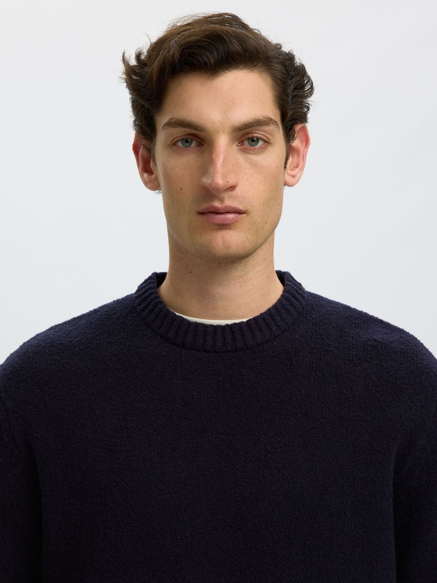 SLMALEX LS KNIT CREW NECK NOOS