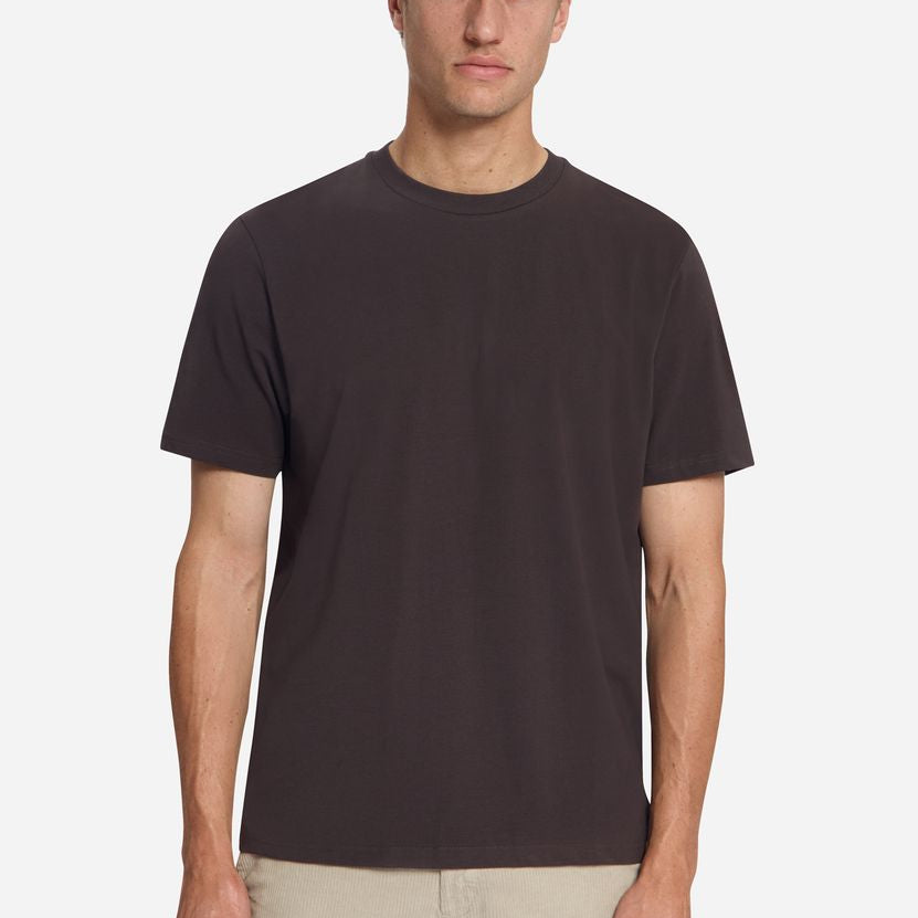 T-Shirt Crewneck Solid Basic Stretch