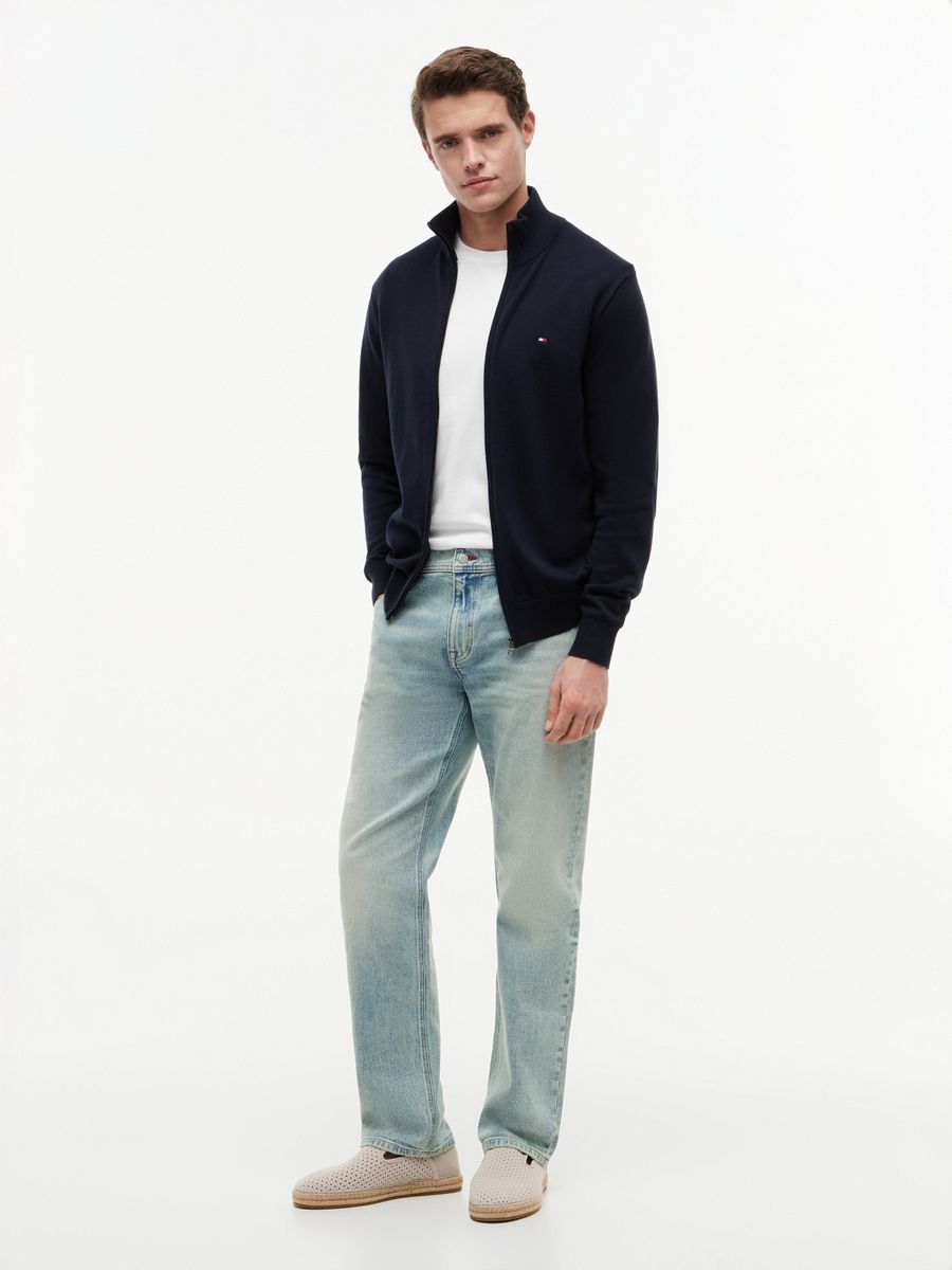 ESSENTIAL COTTON ZIP THRU