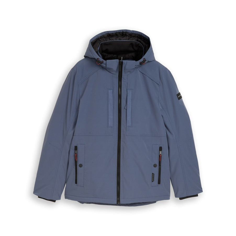 Funktionsjacke mit abnehmbarer Kapuze