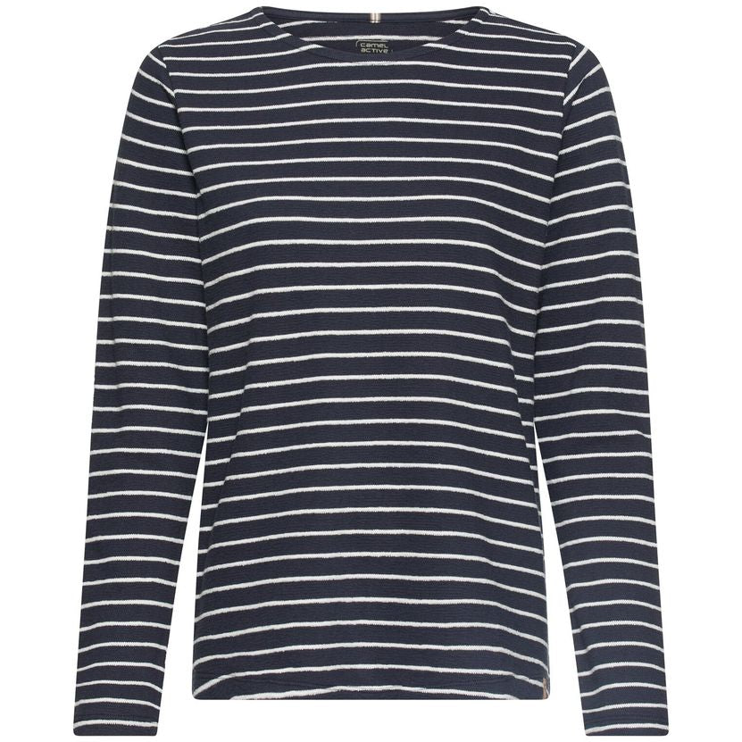 Jerseyshirt mit Seitenschlitzen