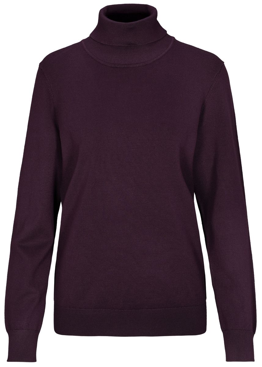 Rollkragen-Pullover,1/1Arm,uni